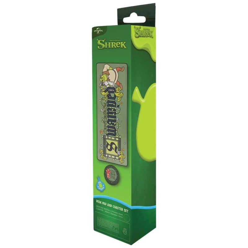 Shrek set sous-mains revêtu & sous-verre