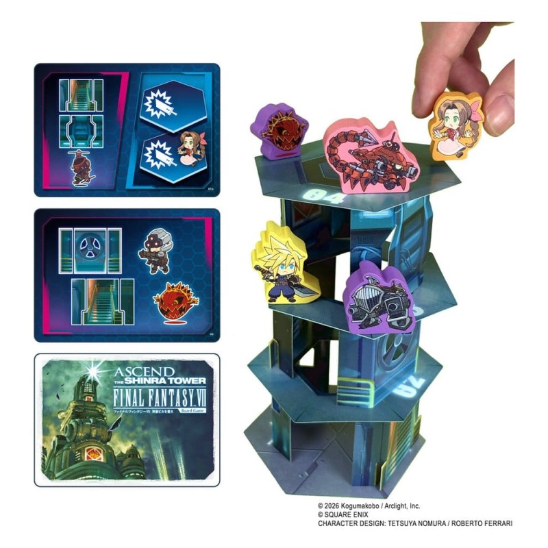Final Fantasy VII jeu de plateau Ascend The Shinra Tower