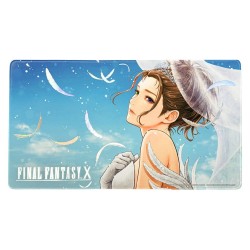 Final Fantasy X Tapis de jeu Yuna Wedding Dress Foil Stamp Ver. 61 x 34 cm