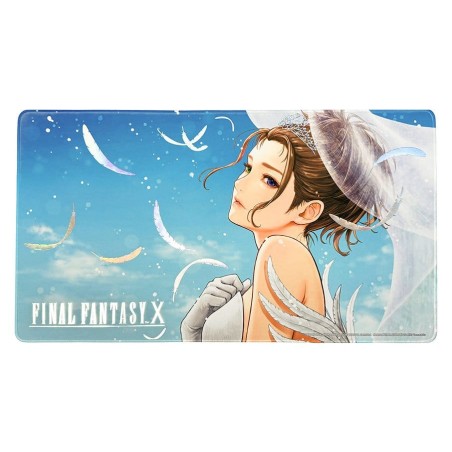 Final Fantasy X Tapis de jeu Yuna Wedding Dress Foil Stamp Ver. 61 x 34 cm