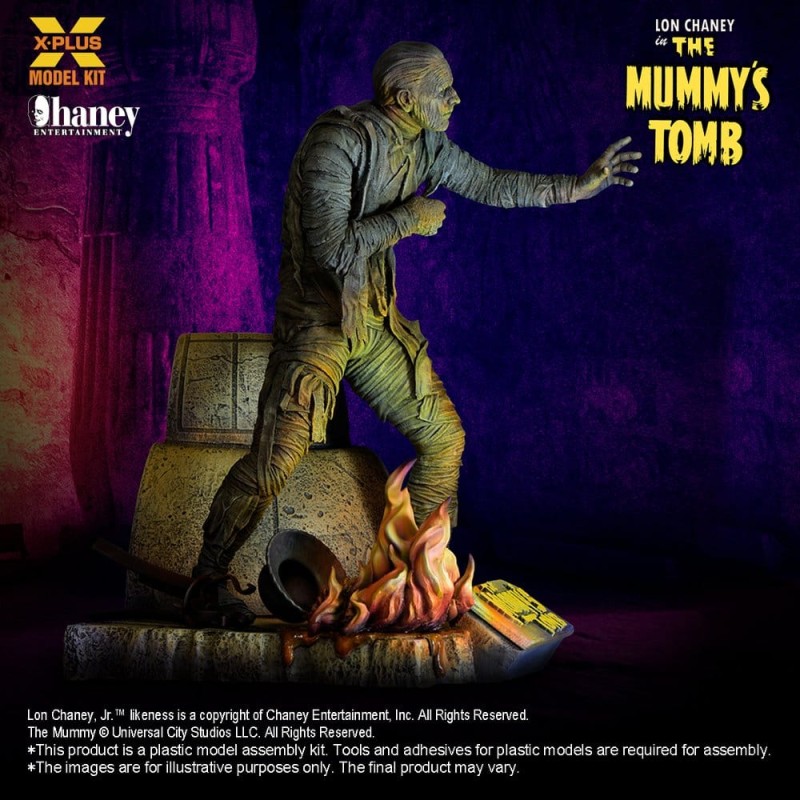 Universal Monsters Plastic Modelbouwpakket 1/8 Lon Chaney, Jr. als Mummie (Reproductie) Figuur 23 cm