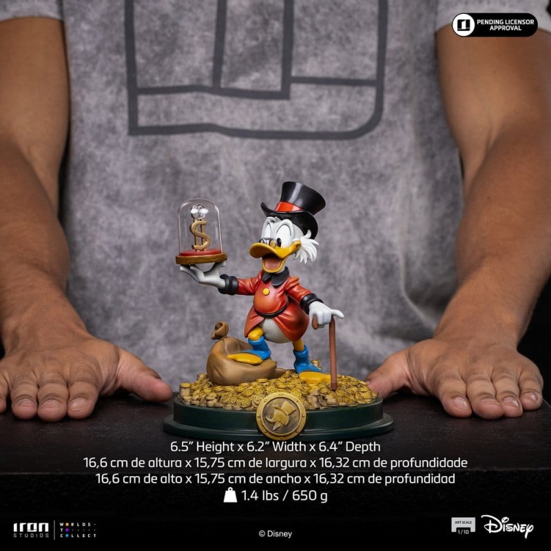 Duck Tales statuette 1/10 Art Scale Uncle Scrooge McDuck 17 cm