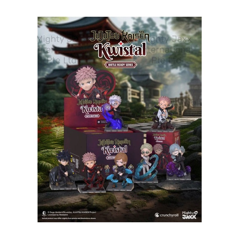 Jujutsu Kaisen: Kwistal Fwendz - Battle Ready Series 4 inch Vinyl Figure Blind Box Assortment (6)