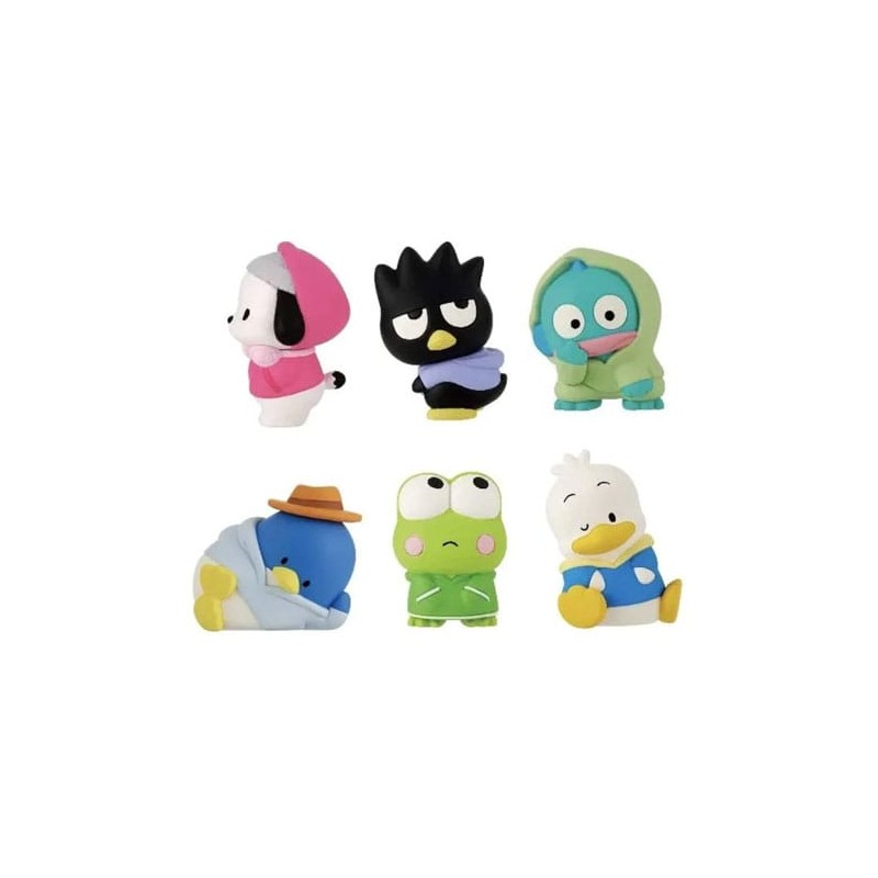 Sanrio assortiment figurines Twinchees Hapidanbui Hoodie 5 cm (24)