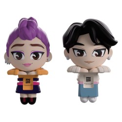 KPop Demon Hunters Vinyl figurines Jinu & Rumi Monitor Buddiez 6 cm