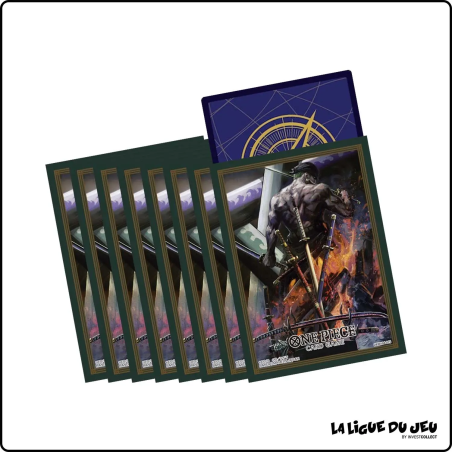 One Piece Kaartspel - Officiële Sleeve Bandai TCG+ 14 - Roronoa Zoro