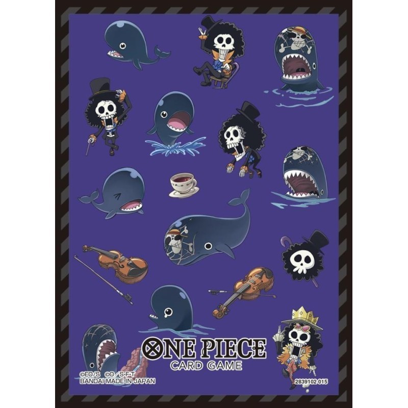 One Piece Card Game - Official Sleeve Bandai TCG+ 14 - Brook and Laboon