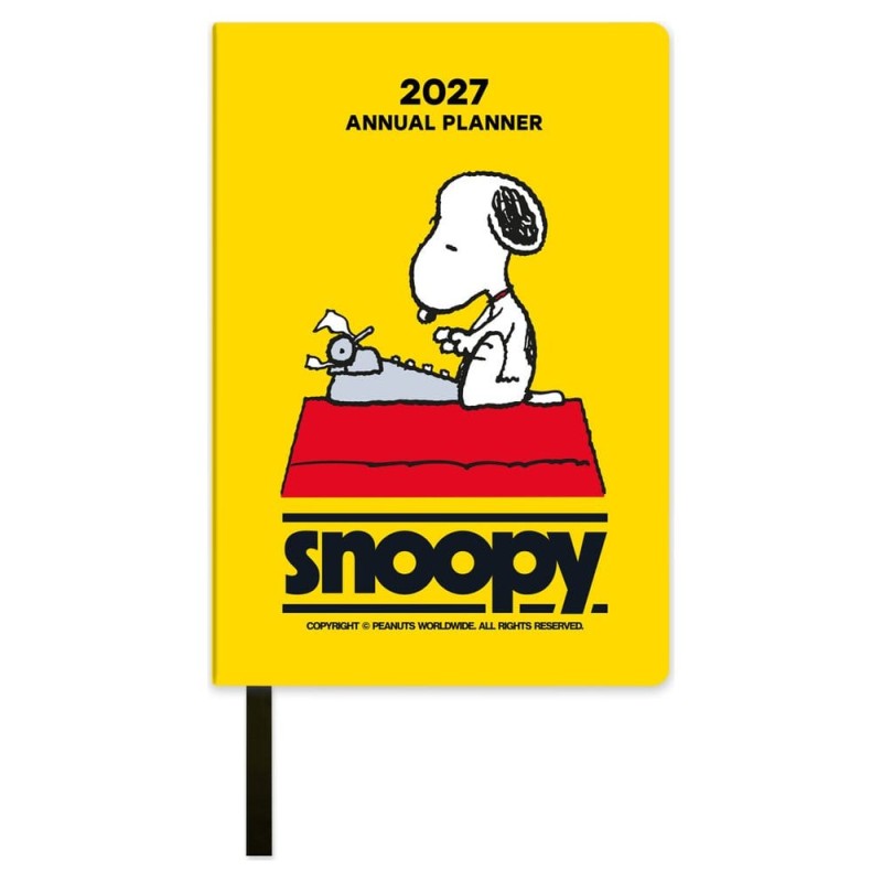 Peanuts planificateur annuel 2027 A6 *ANGLAIS*