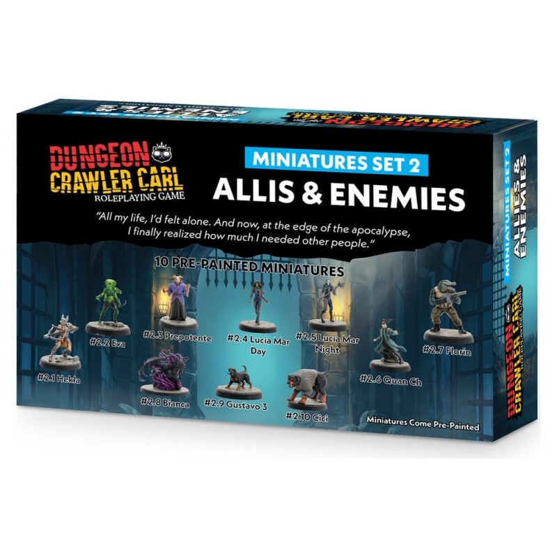 Dungeon Crawler Carl Set de Miniatures 2 Enemies & Allies
