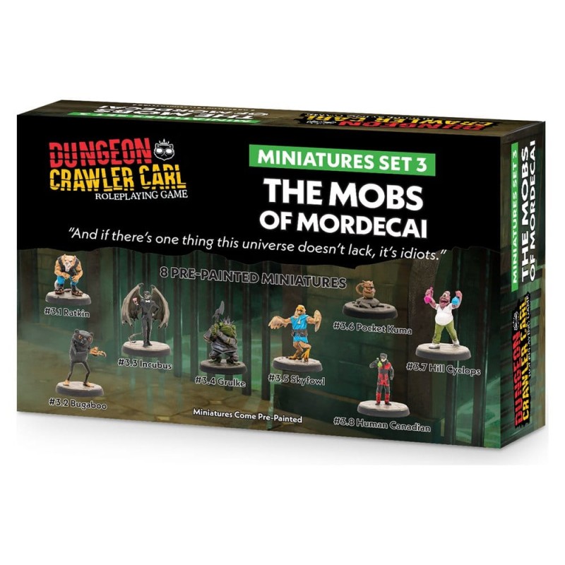 Dungeon Crawler Carl Set de Miniatures 3 Mobs of Mordecai