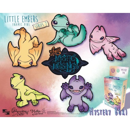 Miyo's Mystic Musings Enamel Pins Little Embers Series 2 5 cm boîte-mystère (10)