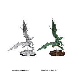 WizKids - D&D Nolzur's Marvelous - Miniature à peindre - Young Bronze Dragon | 634482736845