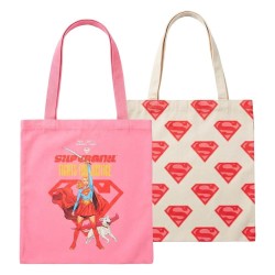 DC Comics pack 2 sacs shopping Superman Supergirl