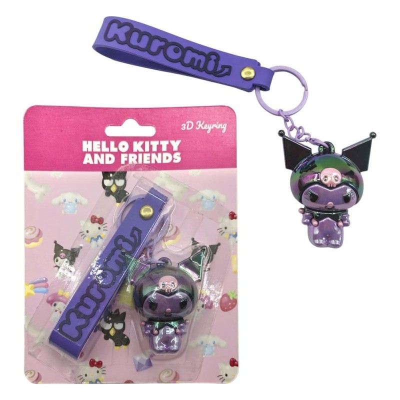 Sanrio porte-clés 3D Hello Kitty Kuromi