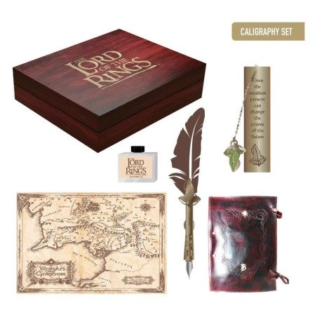 Le Seigneur des Anneaux Set de papeterie de calligraphie