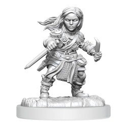 WizKids - D&D Nolzur's Marvelous - Miniature à peindre - Halfling Rogue Female | 634482904039