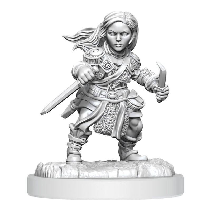 WizKids - D&D Nolzur's Marvelous - miniatuur om te schilderen - Halfling Rogue Female | 634482904039