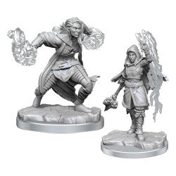 WizKids - D&D Nolzur's Marvelous - Miniature à peindre - Half-Elf Warlock