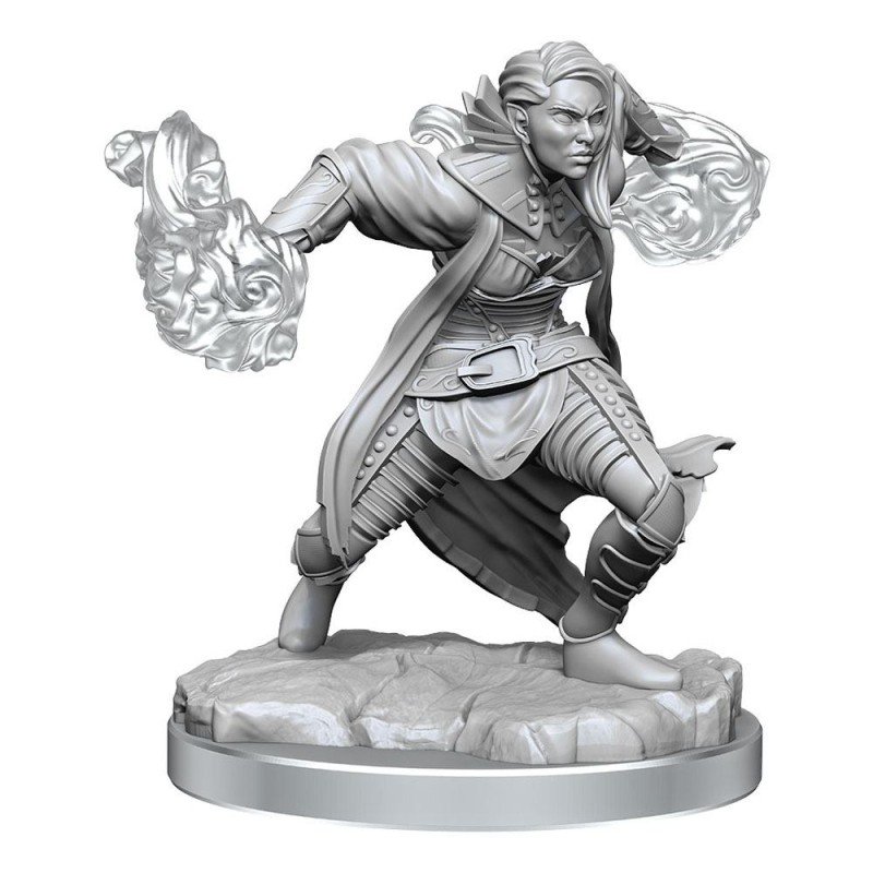 WizKids - D&D Nolzur's Marvelous - Miniature à peindre - Half-Elf Warlock | 634482904107