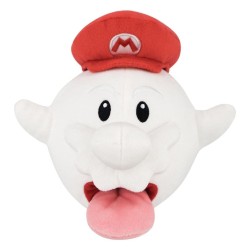 Super Mario peluche Boo Mario 21 cm