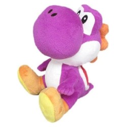 Super Mario peluche Yoshi Violet 21 cm