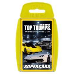 Super Cars jeu de cartes Top Trumps *ALLEMAND*