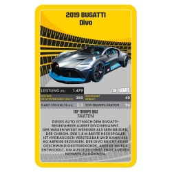 Super Cars jeu de cartes Top Trumps *ALLEMAND*