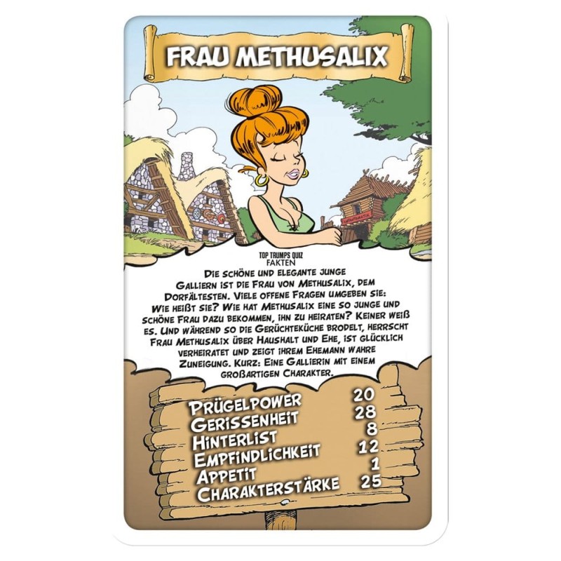 Astérix jeu de cartes Top Trumps *ALLEMAND*