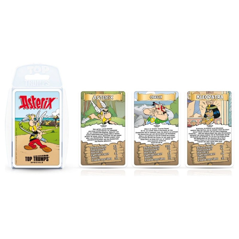 Astérix jeu de cartes Top Trumps *ALLEMAND*