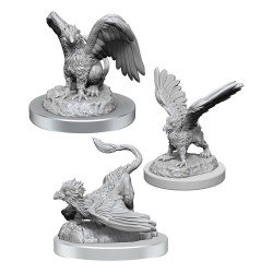 WizKids - D&D Nolzur's Marvelous - Miniature à peindre - Griffon Hatchlings