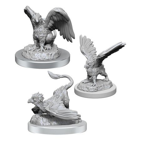 WizKids - D&D Nolzur's Marvelous - Miniature à peindre - Griffon Hatchlings | 634482904947