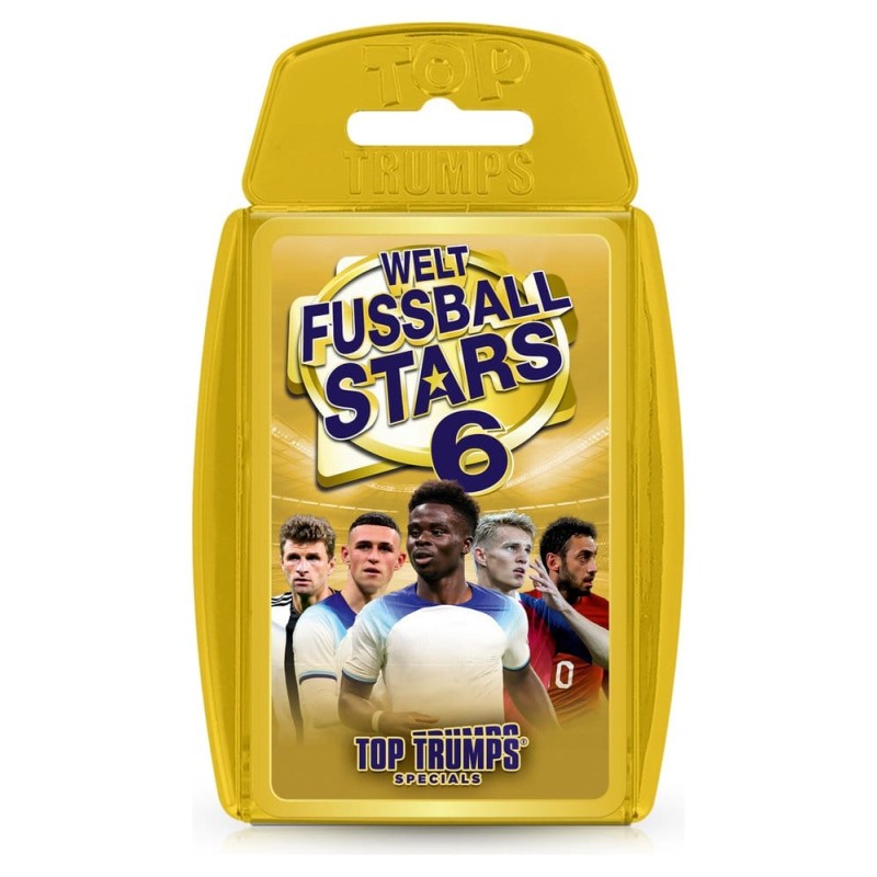 World Football Stars 6 jeu de cartes Top Trumps *ALLEMAND*