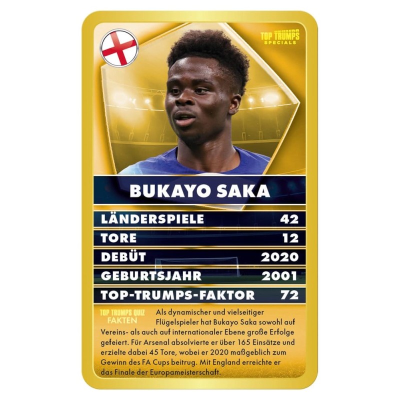 World Football Stars 6 jeu de cartes Top Trumps *ALLEMAND*