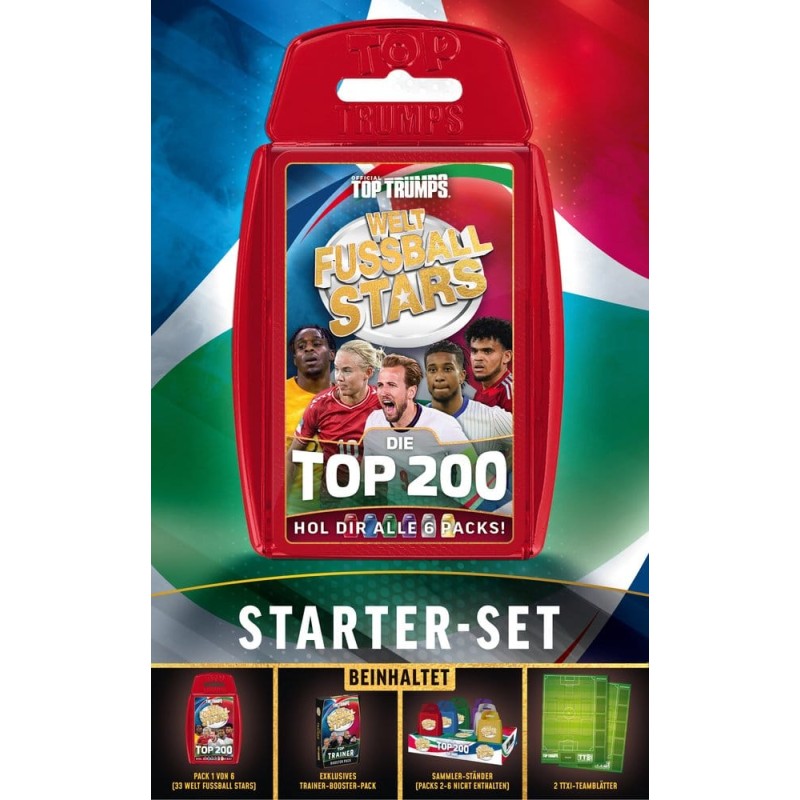 World Football Stars jeu de cartes 200 Starter Pack *ALLEMAND*