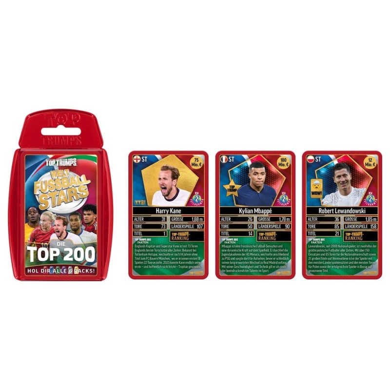 World Football Stars Card Game 200 Starter Pack *German Version*