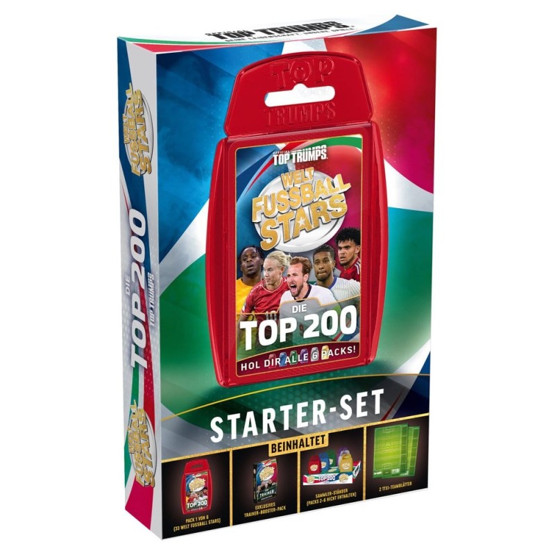 World Football Stars Card Game 200 Starter Pack *German Version*
