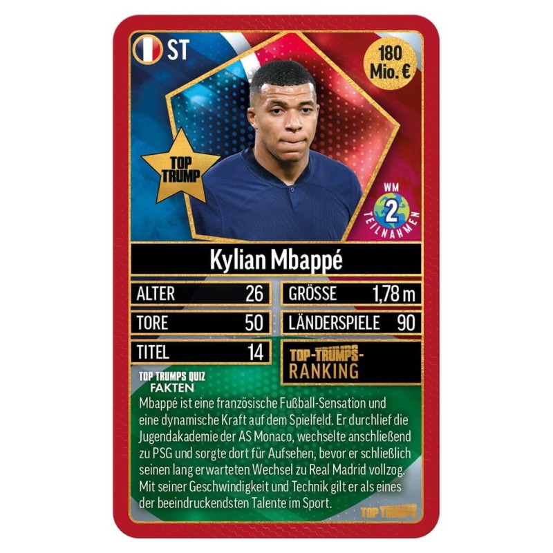 World Football Stars jeu de cartes 200 Pack 1 *ALLEMAND*