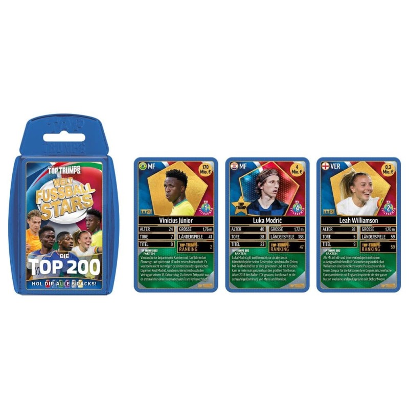 World Football Stars jeu de cartes 200 Pack 2 *ALLEMAND*