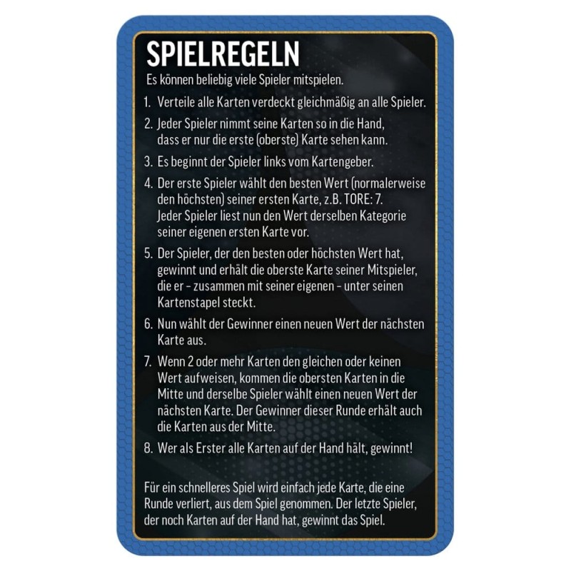 World Football Stars jeu de cartes 200 Pack 2 *ALLEMAND*