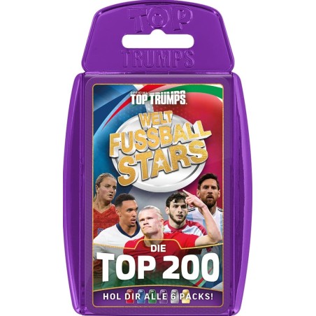 World Football Stars Card Game 200 Pack 4 *German Version*