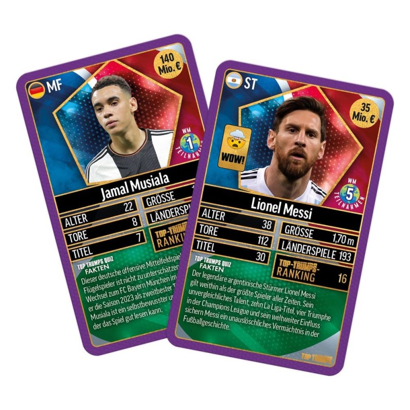 World Football Stars jeu de cartes 200 Pack 4 *ALLEMAND*