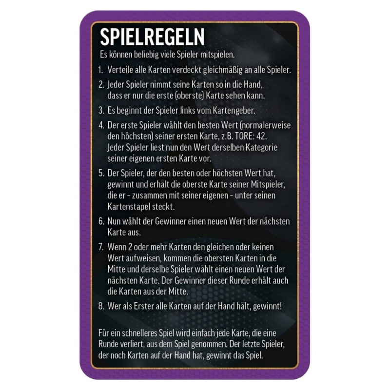 World Football Stars jeu de cartes 200 Pack 4 *ALLEMAND*