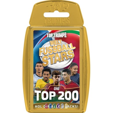 World Football Stars Card Game 200 Pack 6 *German Version*