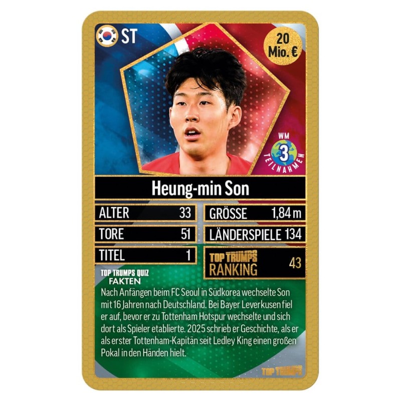 World Football Stars jeu de cartes 200 Pack 6 *ALLEMAND*