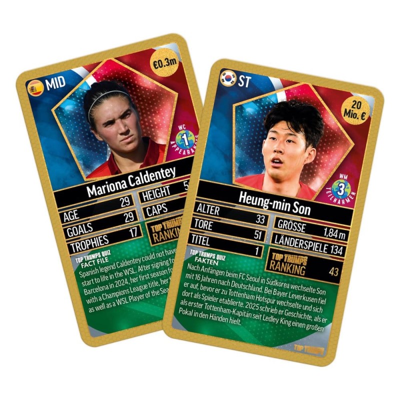 World Football Stars jeu de cartes 200 Pack 6 *ALLEMAND*