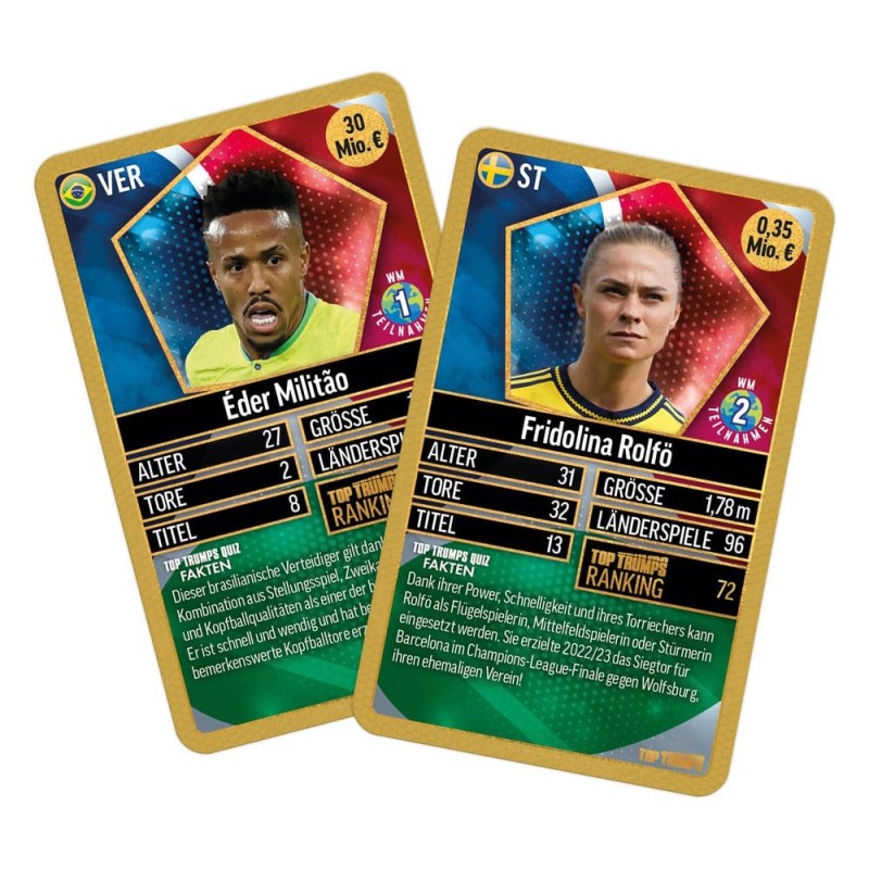 World Football Stars jeu de cartes 200 Pack 6 *ALLEMAND*