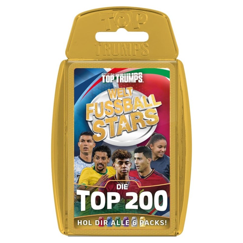 World Football Stars Card Game 200 Pack 6 *German Version*