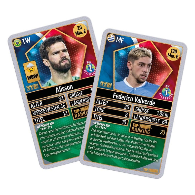 World Football Stars jeu de cartes 200 Pack 5 *ALLEMAND*