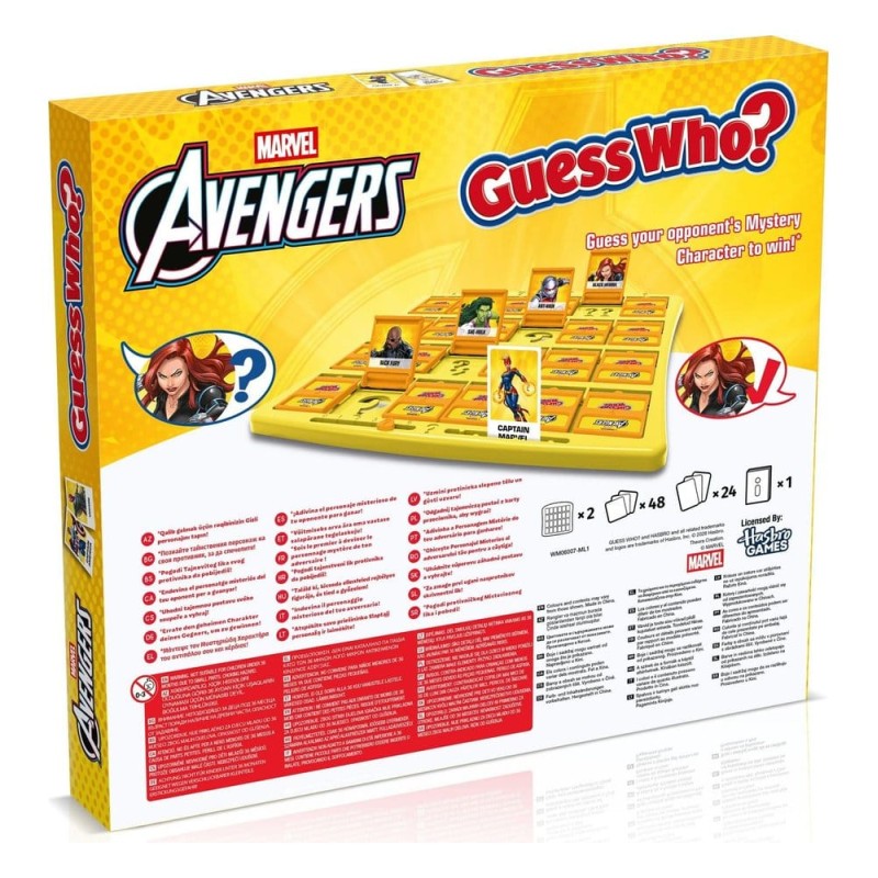 Marvel jeu de plateau Qui est-ce? Avengers