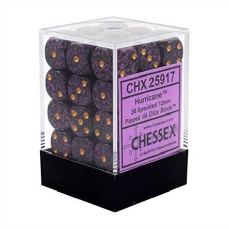 Chessex - Speckled 12mm d6 (36 Dés) - Hurricane | 601982022228